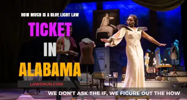 Alabama Blue Light Law Ticket Costs: What You Need to Know