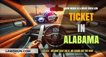 Alabama Move Over Law Ticket Cost: What to Expect