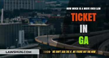 GA Move Over Law Ticket Cost: What to Expect