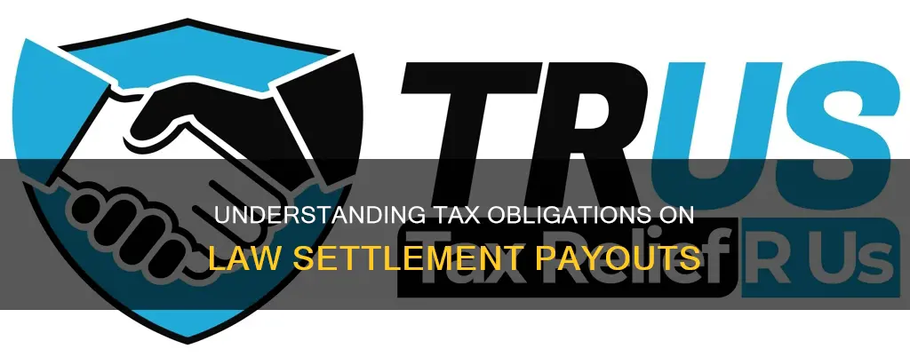 how much is law settlement taxed