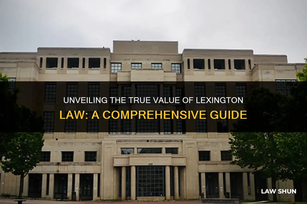 how much is lexington law worth