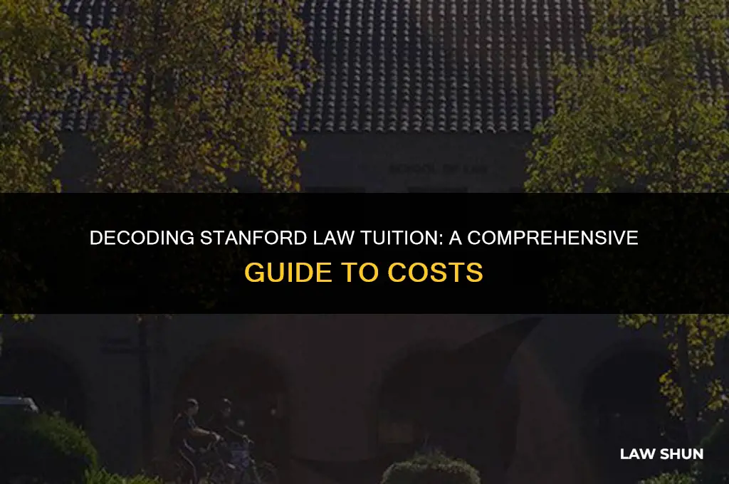 how much is stanford law tuition