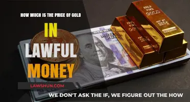 Gold's Value: Understanding Its Price in Lawful Currency Today