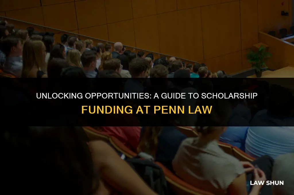 how much scholarship money penn law