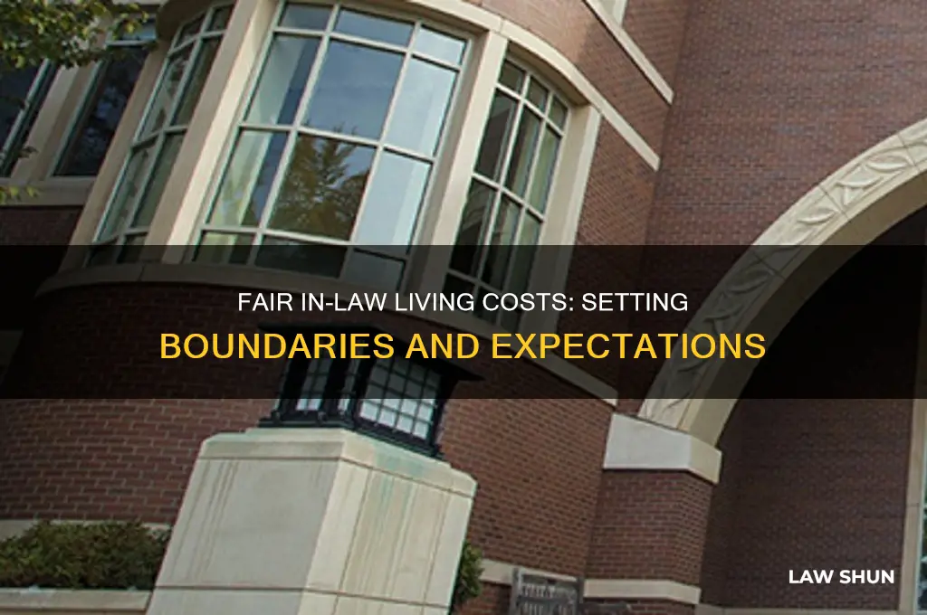 how much should in law pay to live with me