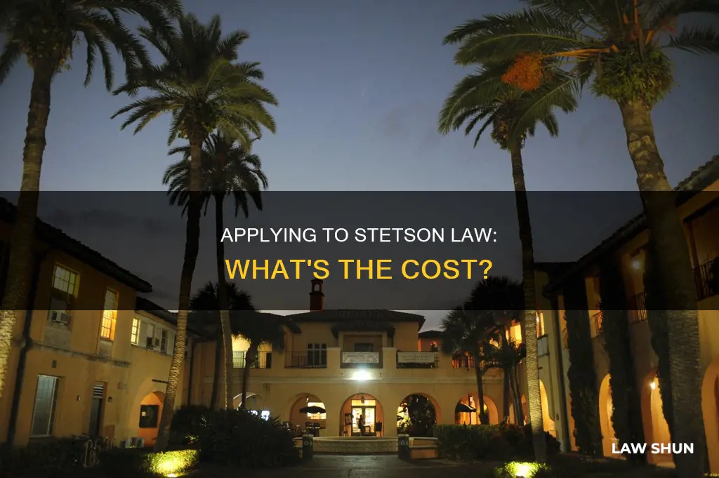 how much to apply to stetson law