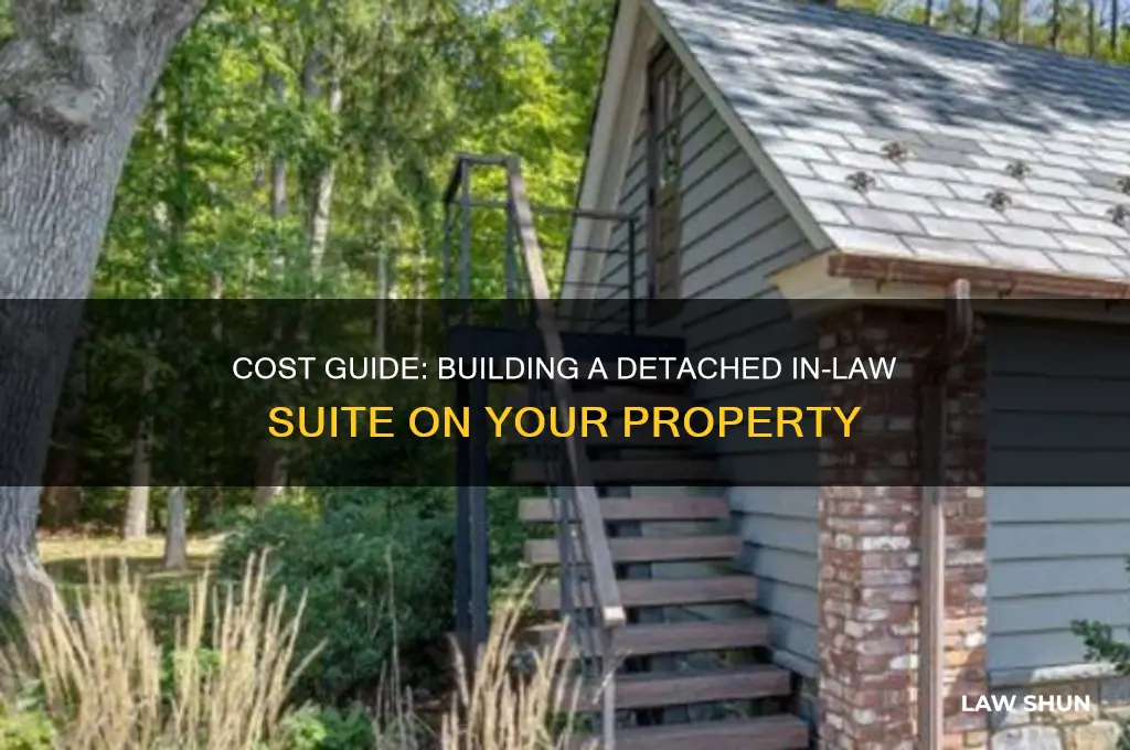 how much to build a detached in law suite