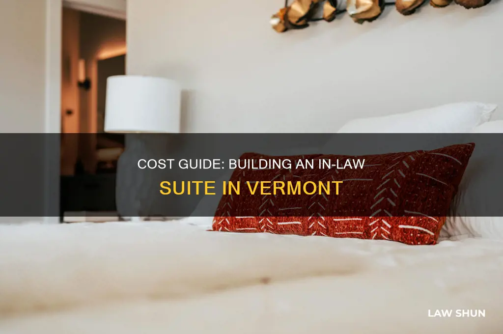 how much to build in law suite in vermont