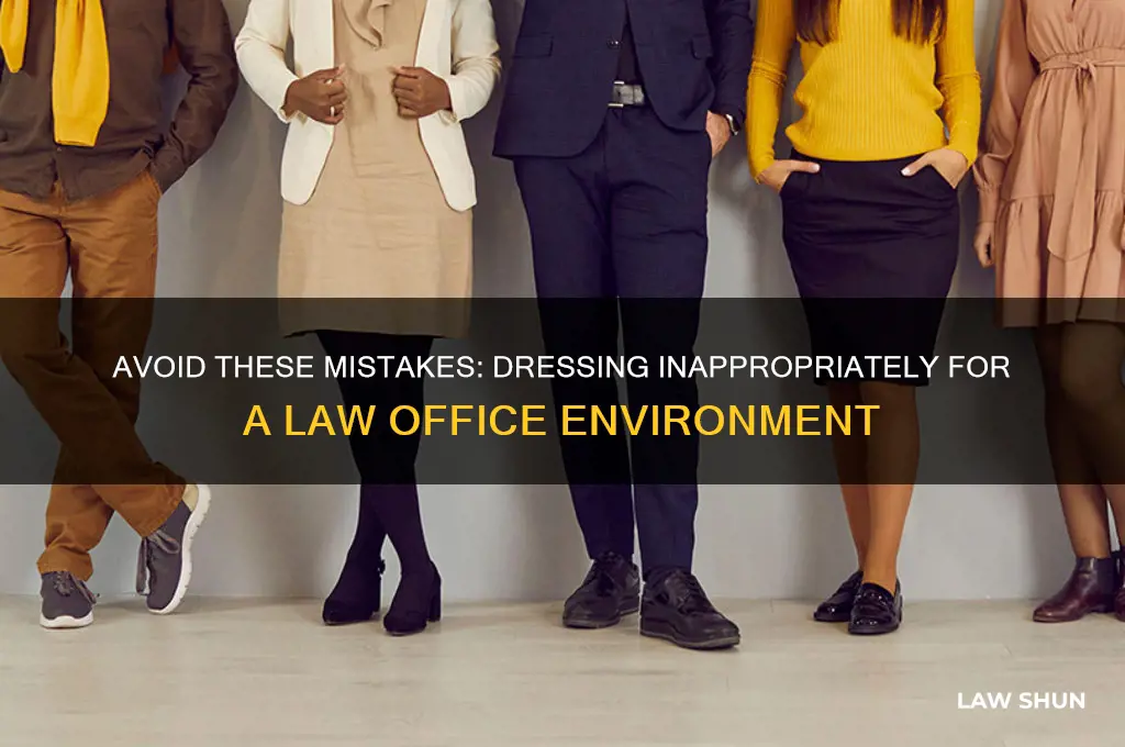 how not to dress for a law office