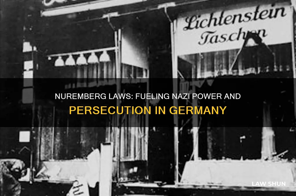 how nuremberg laws helped nazis rise to power