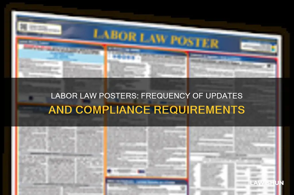how often are labor law posters updated