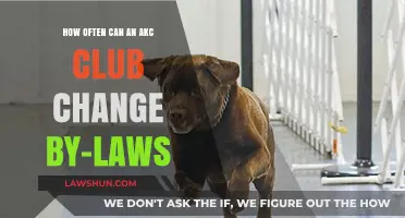 AKC Club Bylaws: How Often Can They Change?