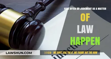 How Often Do Judgment as a Matter of Law Occur?