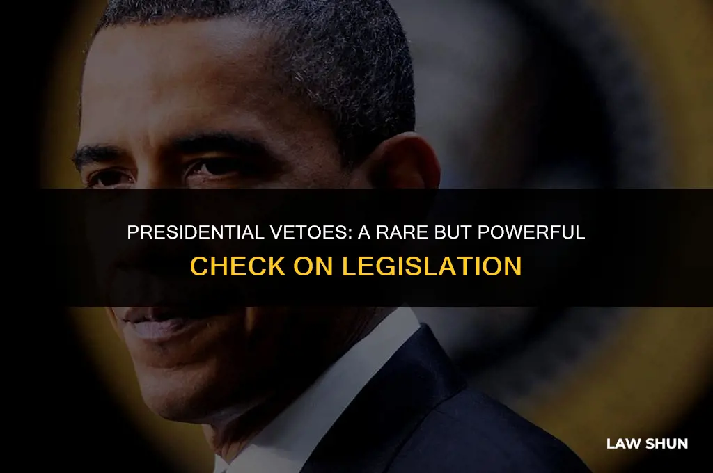 how often do presidents veto laws