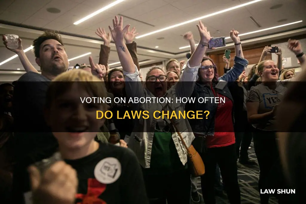 how often do you vote on abortion laws