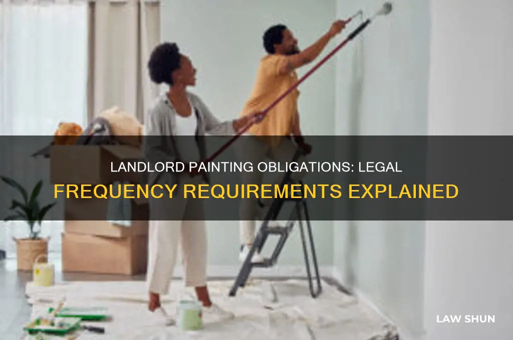 how often does a landlord have to paint by law