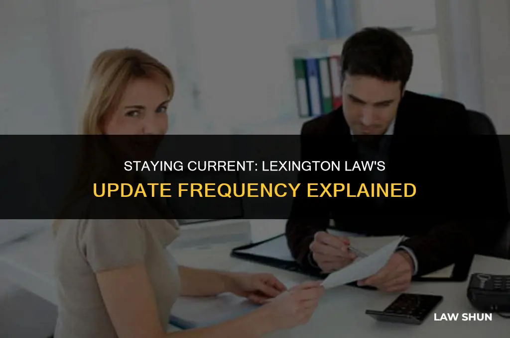 how often does lexington law update