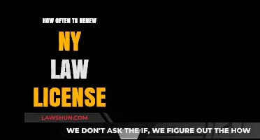 Renewing Your NY Law License: How Frequently?
