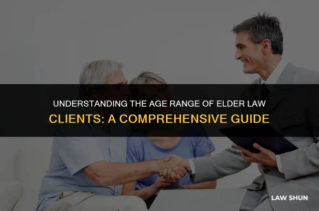 how old are elder law clients