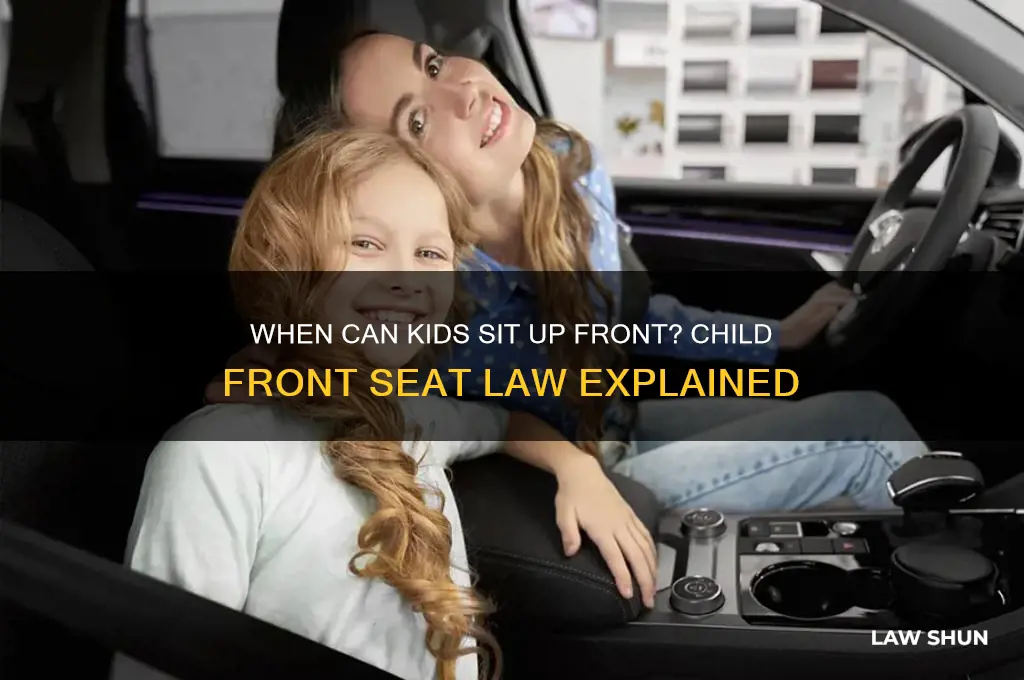 how old child front seat law