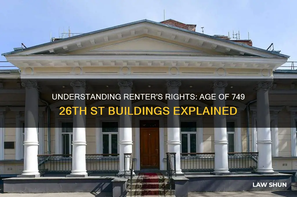 how old is 749 26th st buldings renter