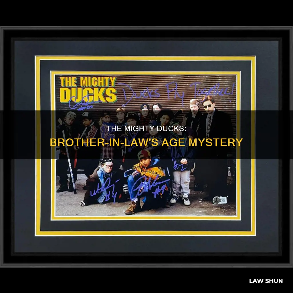 how old is mighty ducks brother in law