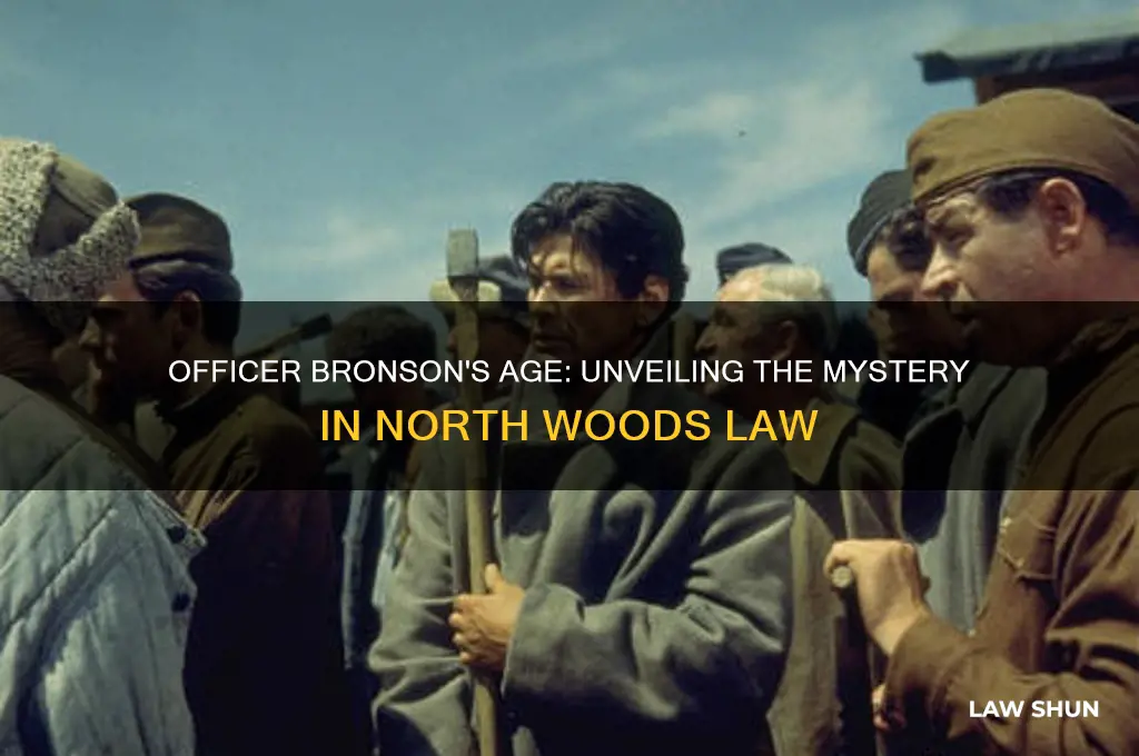 how old is officer bronson north woods law