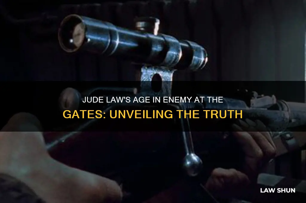 how old was jude law in enemy at the gates