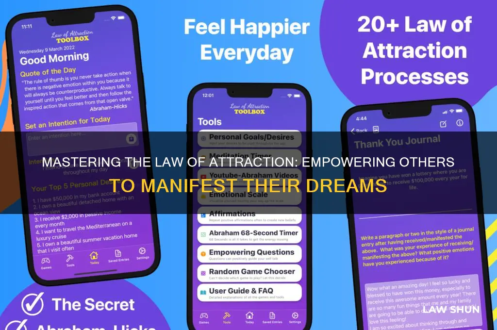 how ot help people with law of attraction