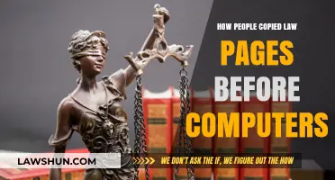 Before Computers: How People Manually Copied Law Pages