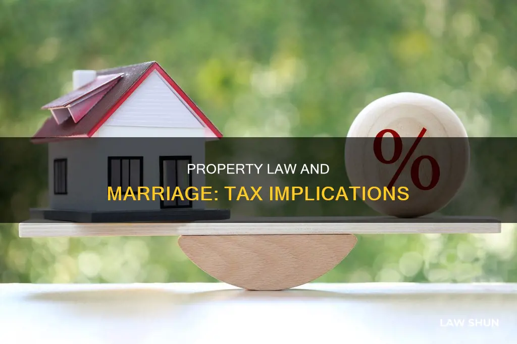 how property law affects marriage taxes