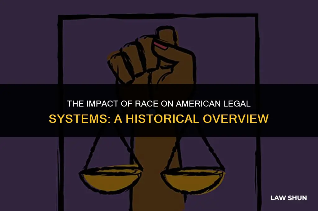 how race influenced law in america