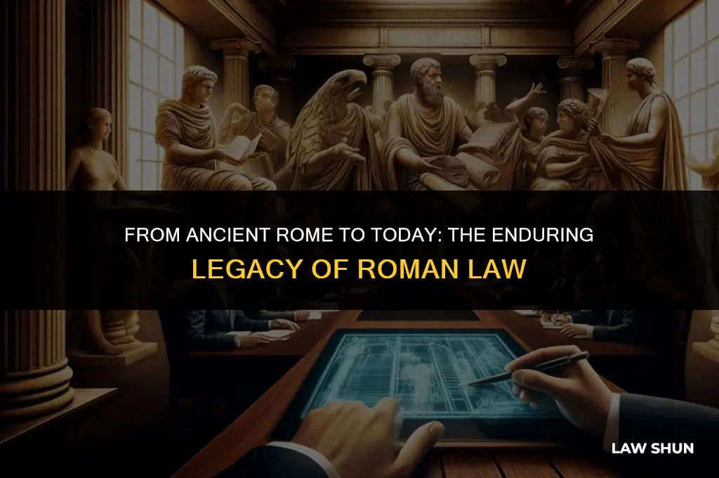 how roman law influenced modern laws