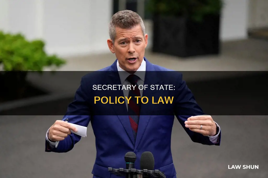 how secretary of state can help policy to law