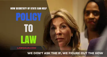 Secretary of State: Policy to Law