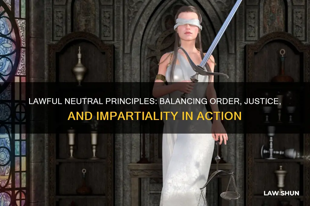 how should a lawful neutral act