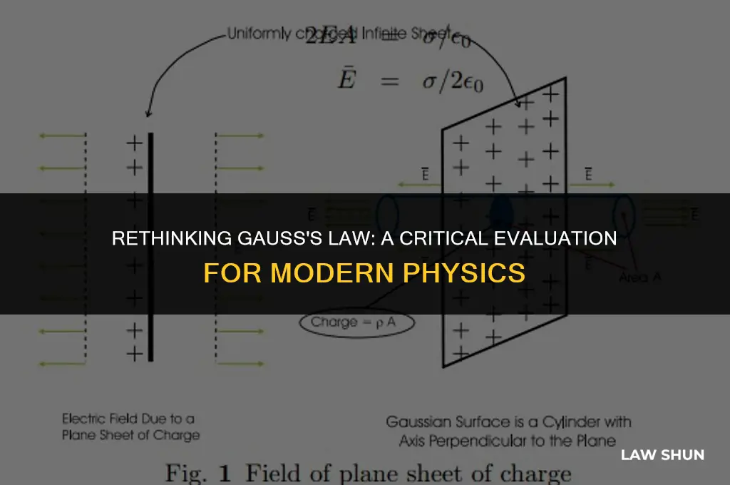 how should gausses law be evaluated