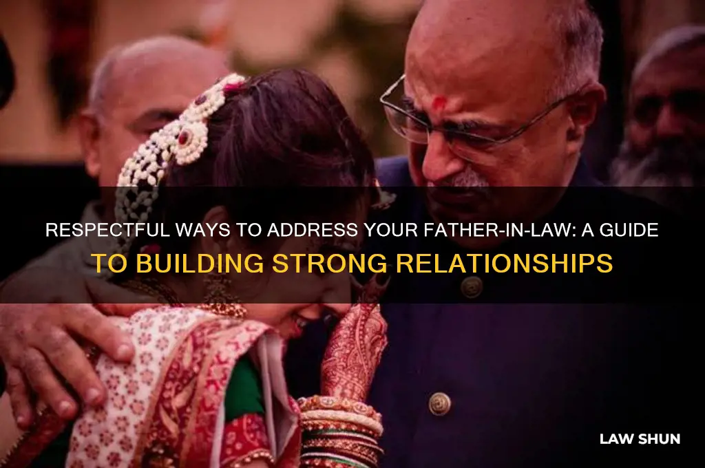 how should i address my father in law