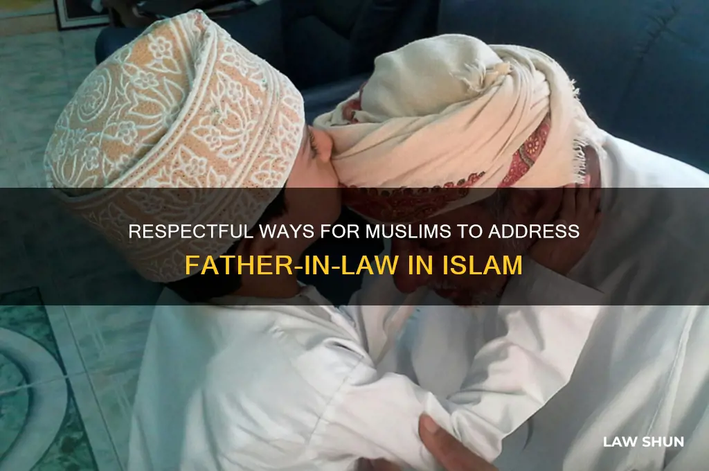 how should muslim address father in law islamqa