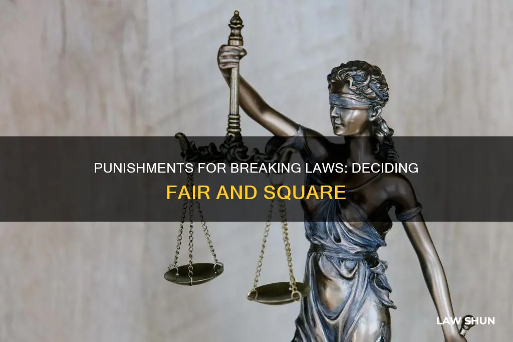 how should punishments for breaking laws be decided