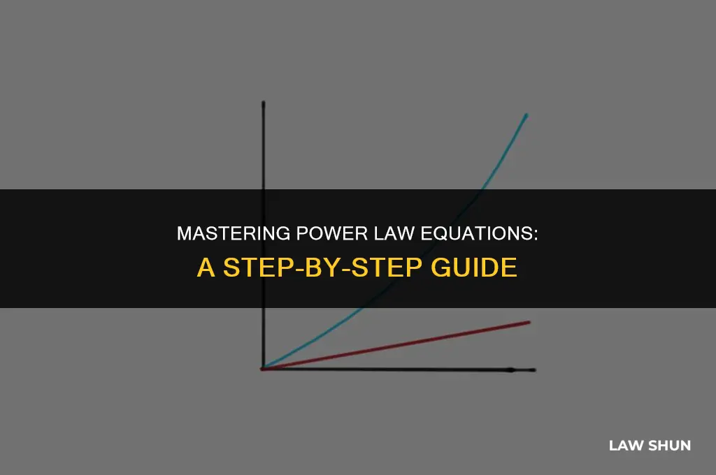 how solve equations with poer law