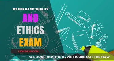 When to Take the CA Law and Ethics Exam?