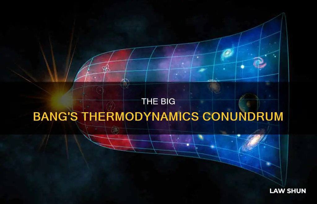 how the big bang theory breaks the thermodynamics laws