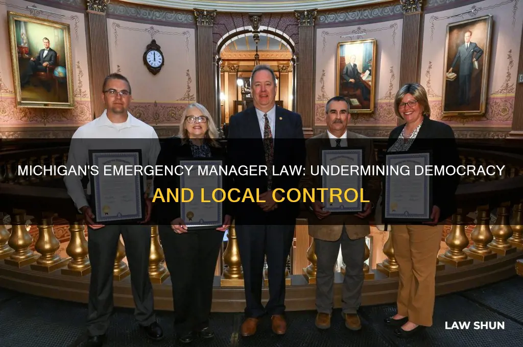 how the emergency manager law in michigan destroyed democracy