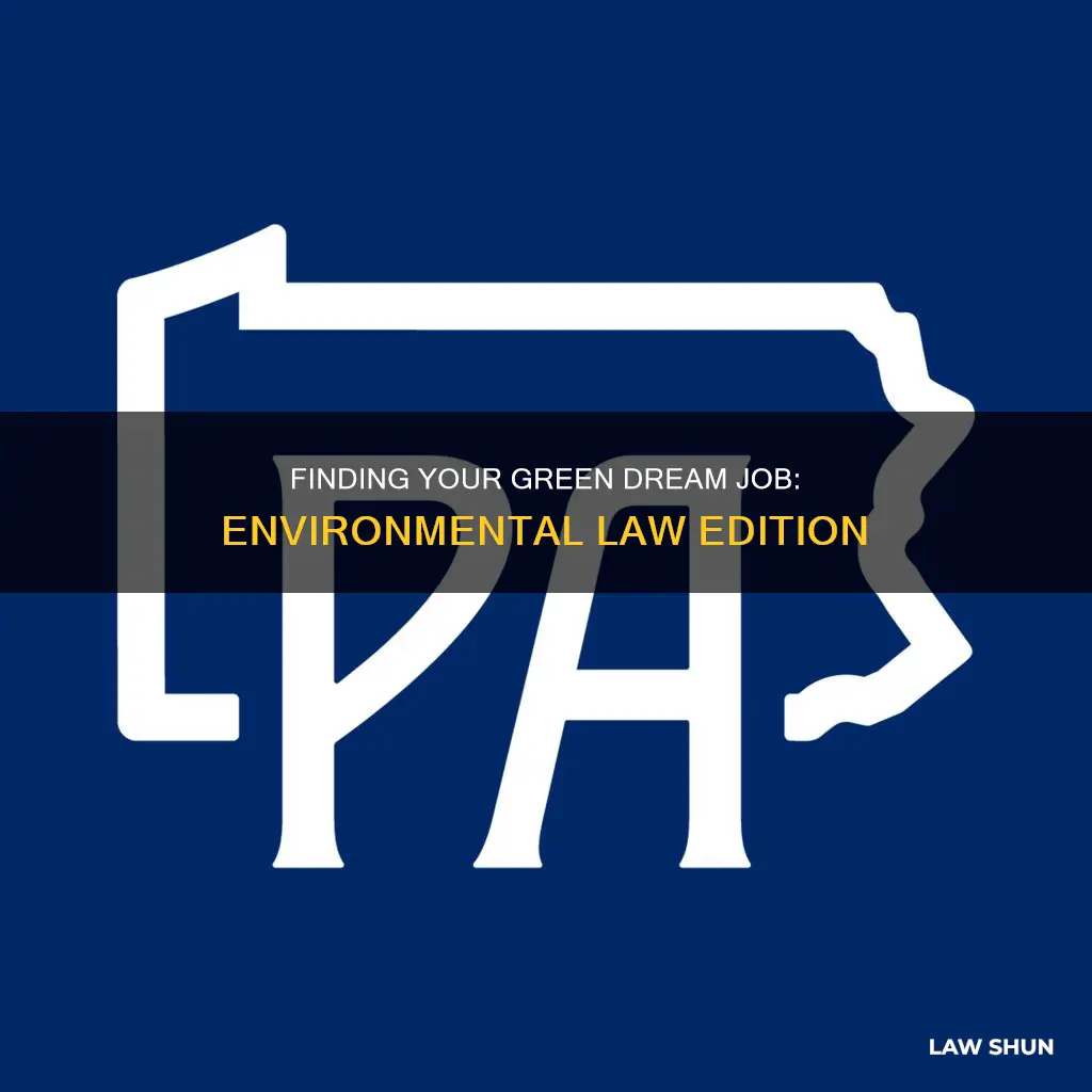 how the environmental law job search is different