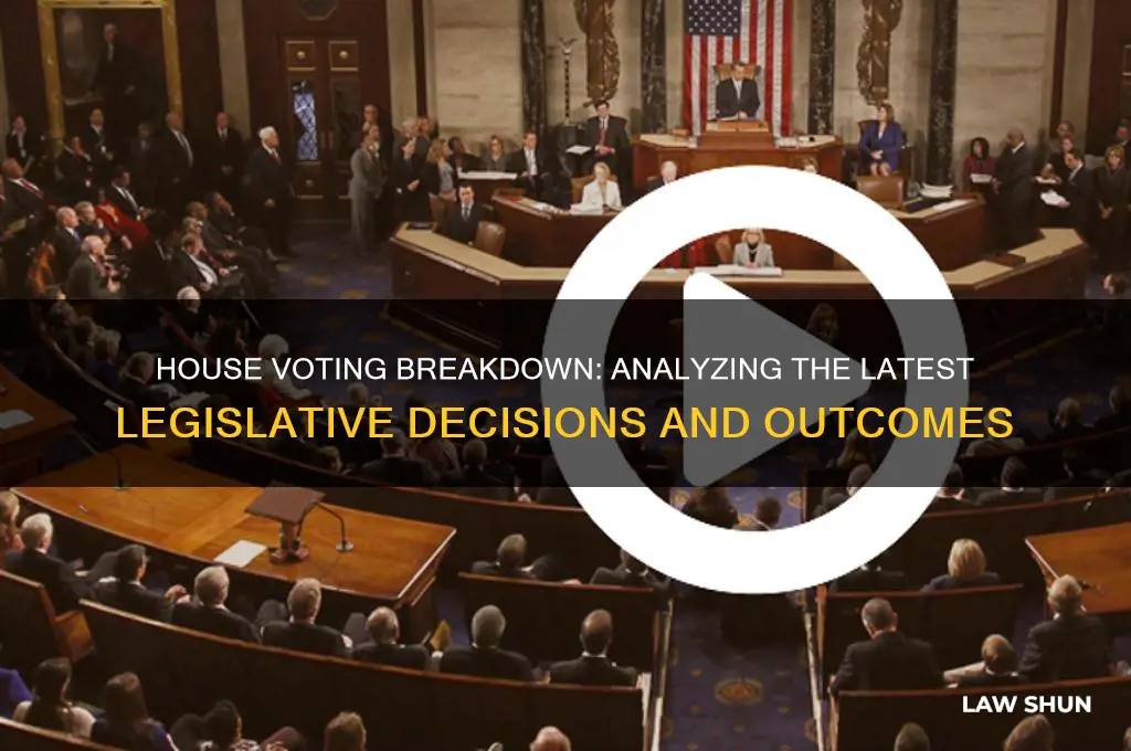 how the house voted