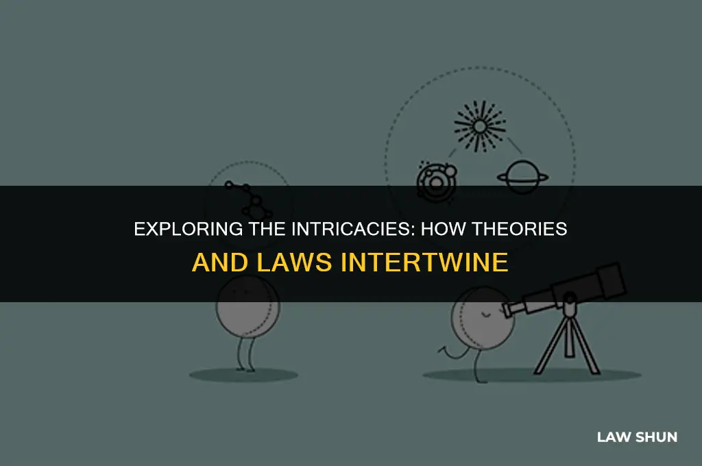 how theorys and laws are similar