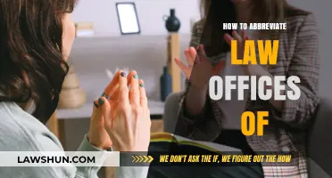 Mastering Legal Abbreviations: How to Abbreviate 'Law Offices Of' Efficiently