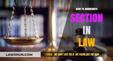 Mastering Legal Abbreviations: A Guide to Section Shortcuts