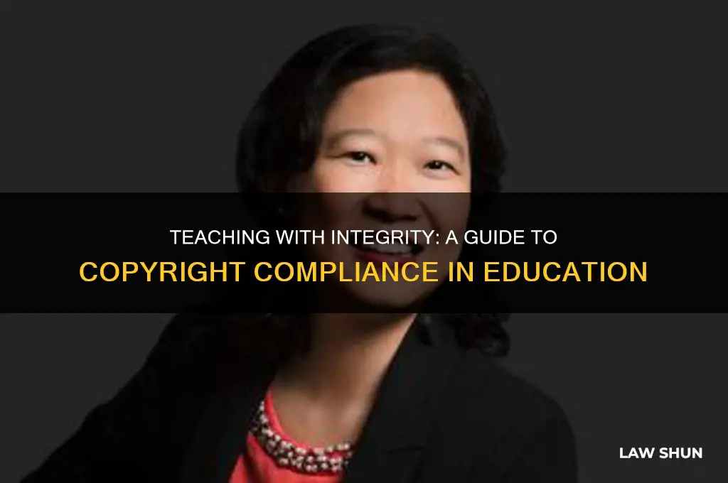 how to abide by copyright law as a teacher